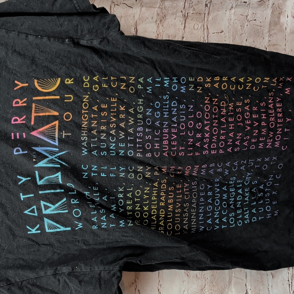 Katy Perry Primsm World Tour Tee Shirt Medium - Picture 5 of 5
